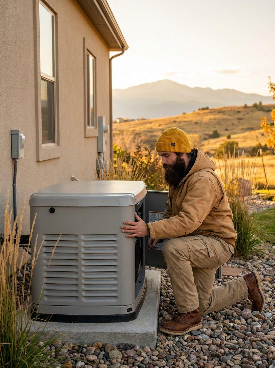 Generator installation Colorado Springs Generac standby unit